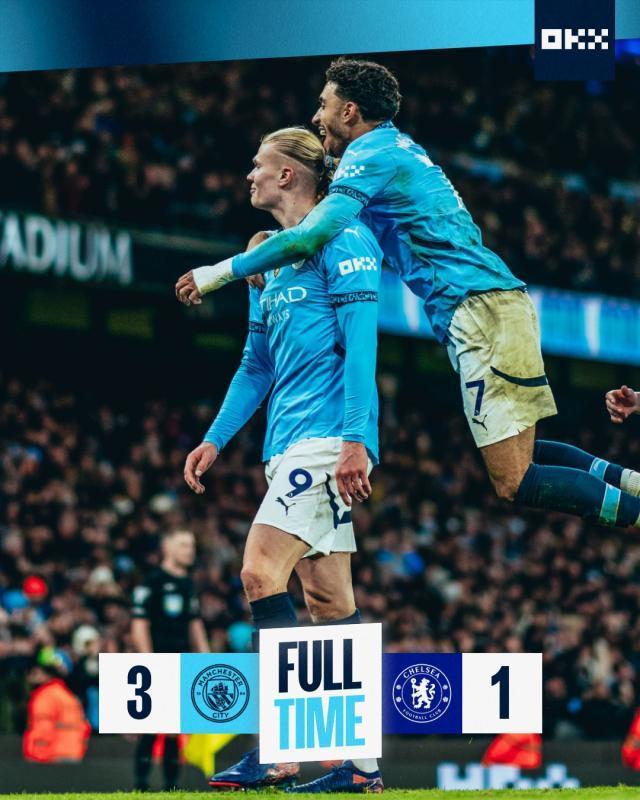 切尔西绝杀曼城，哈兰德乌龙送礼法甲